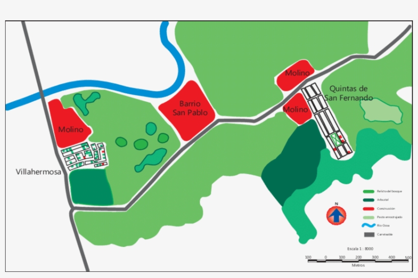 Mapa General Asentamientos Periurbanos Quintas De San, transparent png download