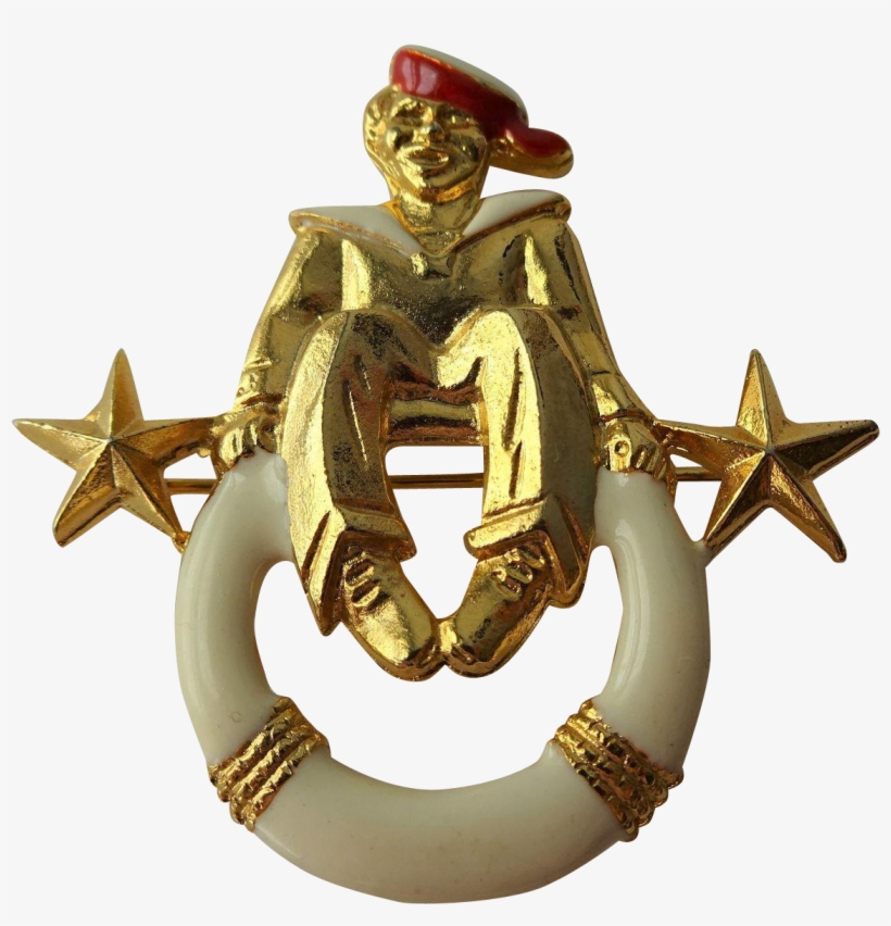 Wwii Navy Sailor Pin Brooch Vintage 1940s Enamel Sweetheart, transparent png download