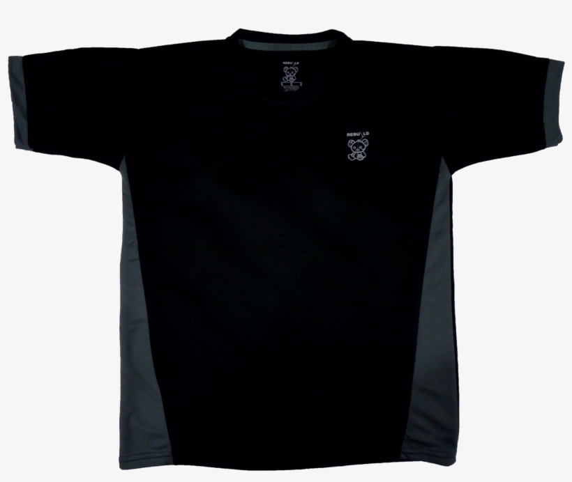 Men Short Sleeve T-shirt Black And Grey, transparent png download