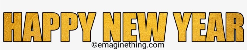 Happy New Year Text Png 2019-whatsapp Sticker,download, transparent png download