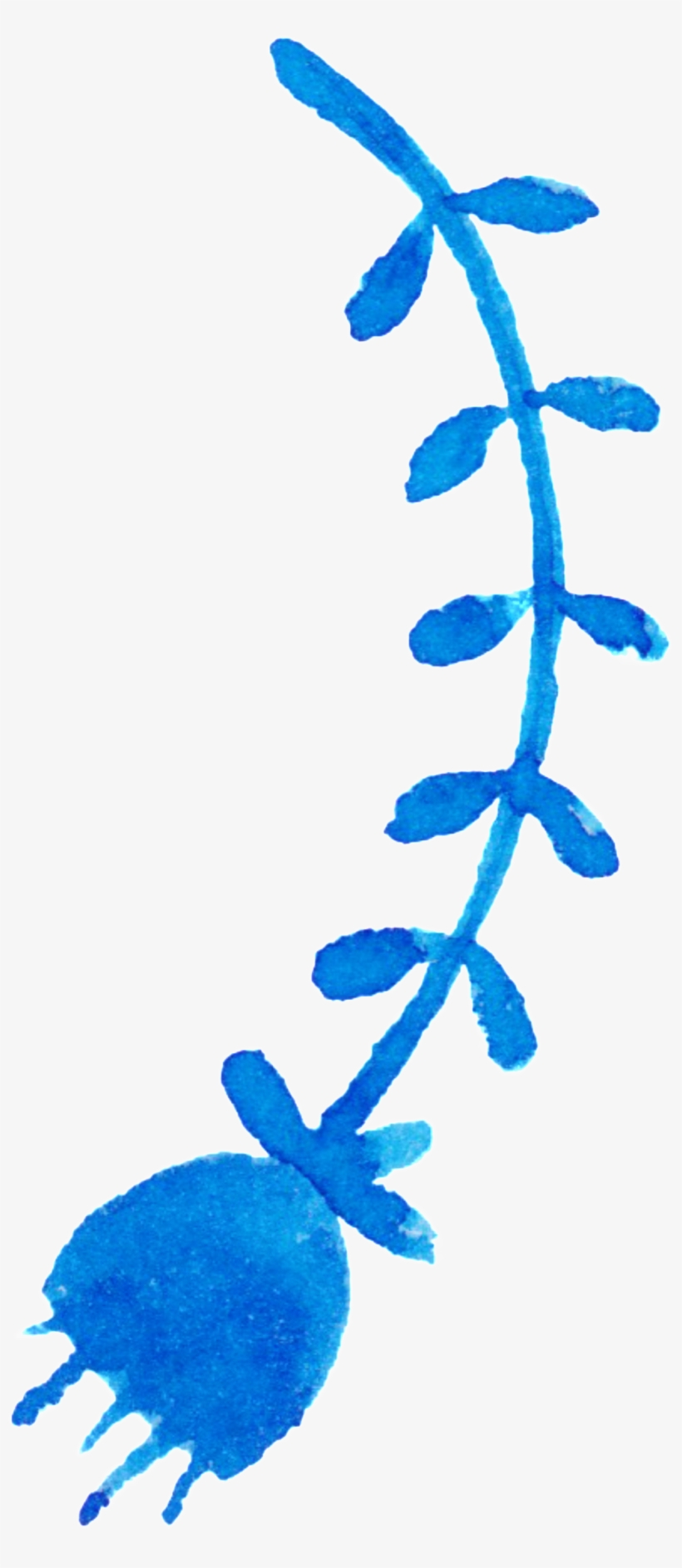 Ink Painting Floral Decoration Vector This Backgrounds, transparent png download