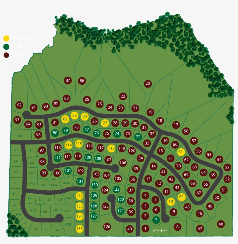 Subdivision Lots Map, transparent png download