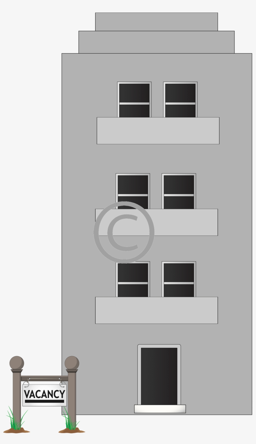 Apartments With Vacancy Sign, transparent png download