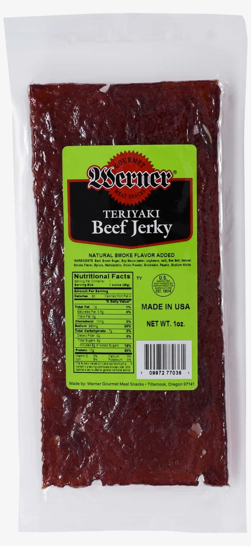 Individually Wrapped Giant Slab Jerky, transparent png download