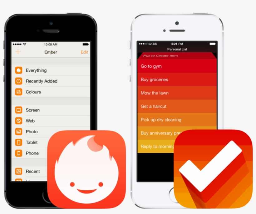 Ember And Clear App Icons, transparent png download