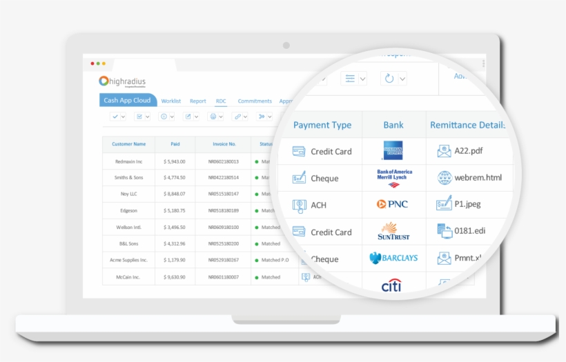 Cash Application Cloud Software, transparent png download