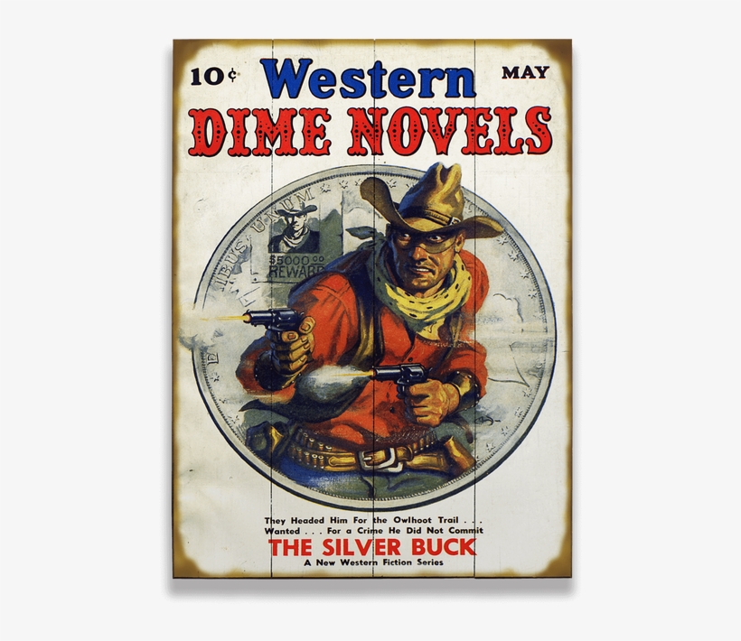 Dime Novels Bandit Sign, transparent png download