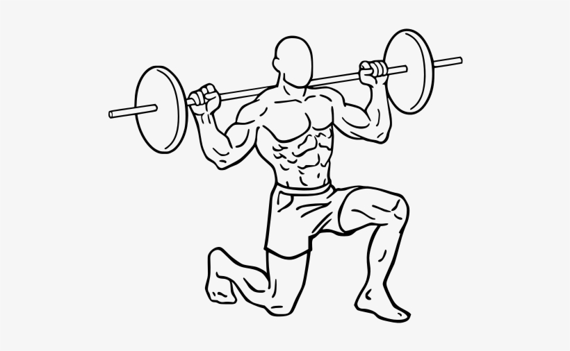 Rear Lunges With Svg, transparent png download