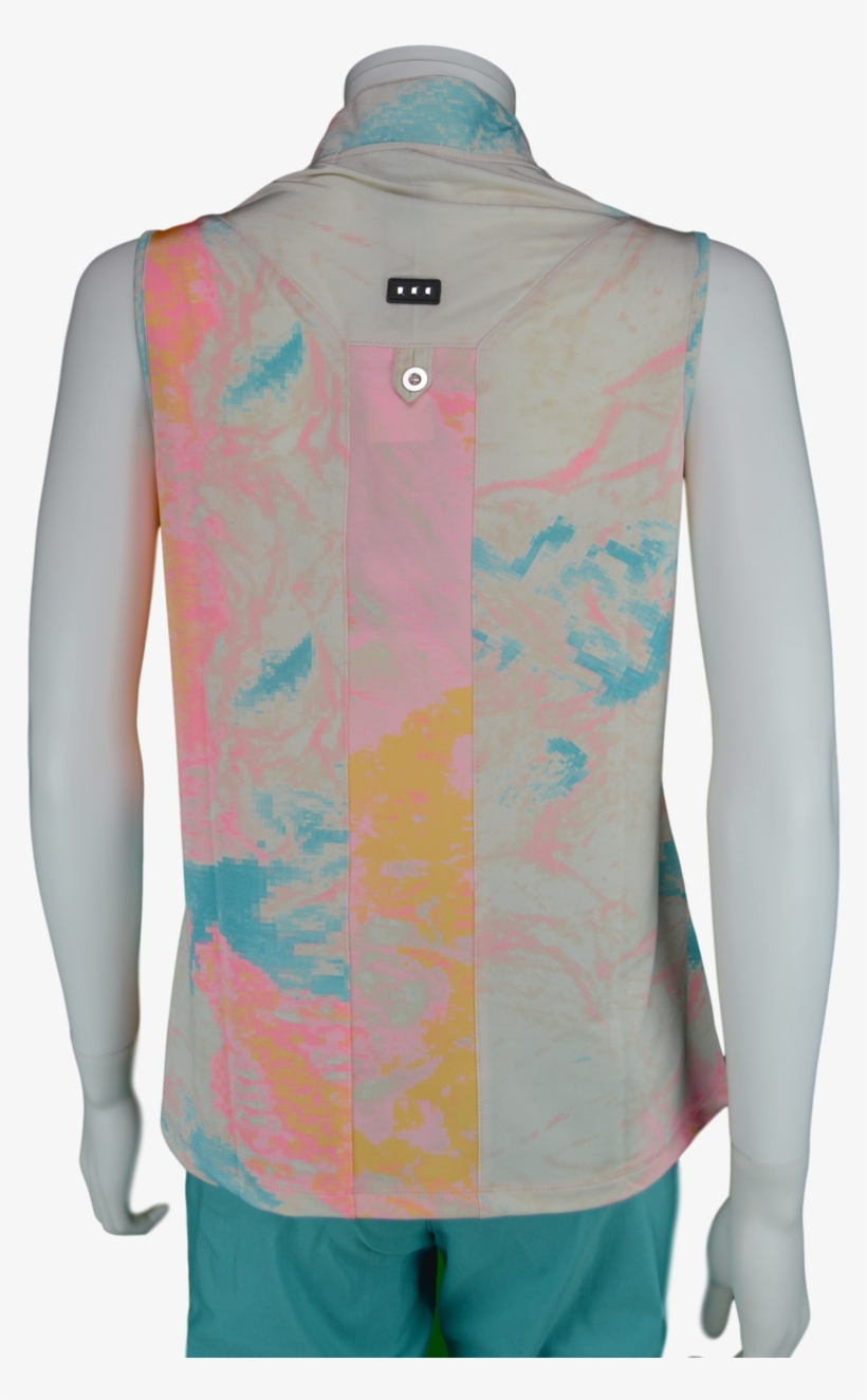 Jamie Sadock Lava Print In Yum Yum- Sleeveless, transparent png download