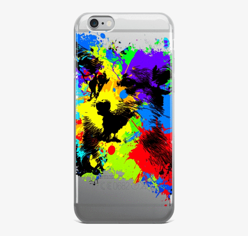 Pembroke Welsh Corgi Colorful Splash Paint Iphone 6/6s, transparent png download