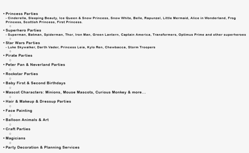 Princess Parties, transparent png download