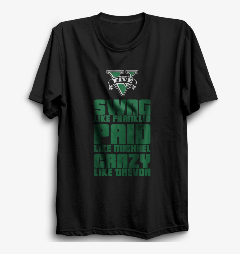 Gta Vice City 5 -half Sleeve Black, transparent png download