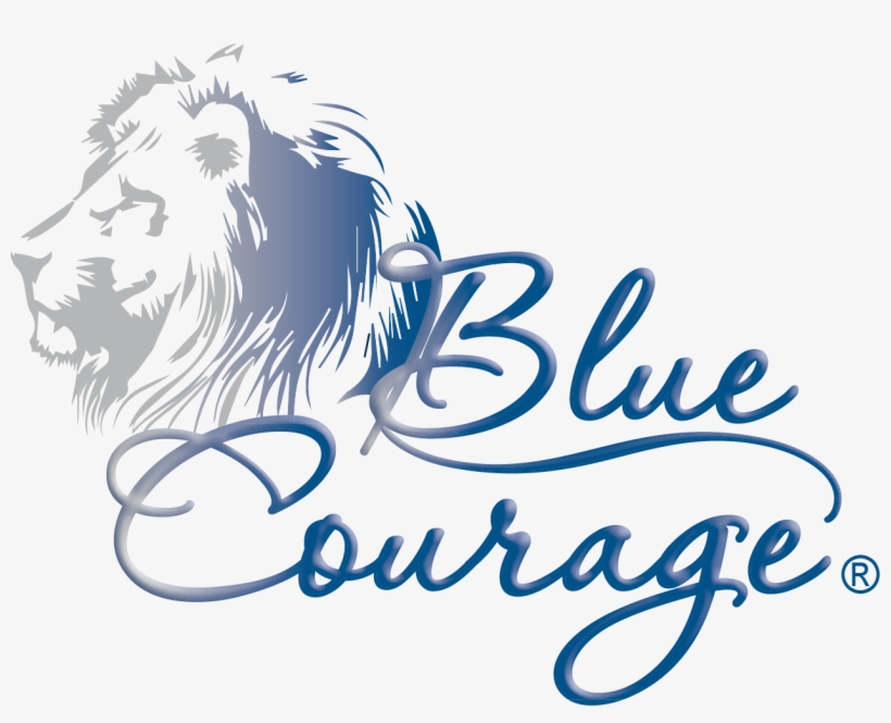 Blue Courage Serving And Protecting Those Who Protect, transparent png download