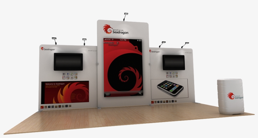 20' Seadragon Waveline Media Display, transparent png download