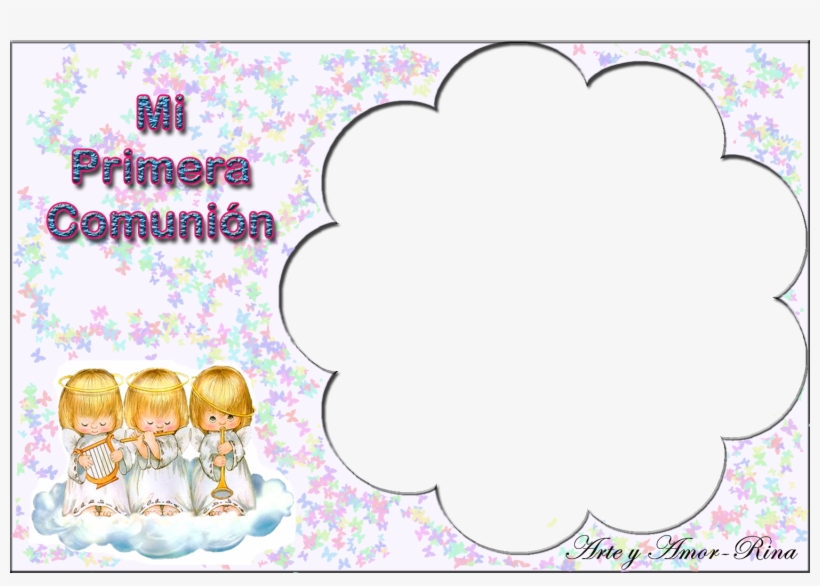 Fondos Frames Primera Comunion Comuniones Picture Picture, transparent png download