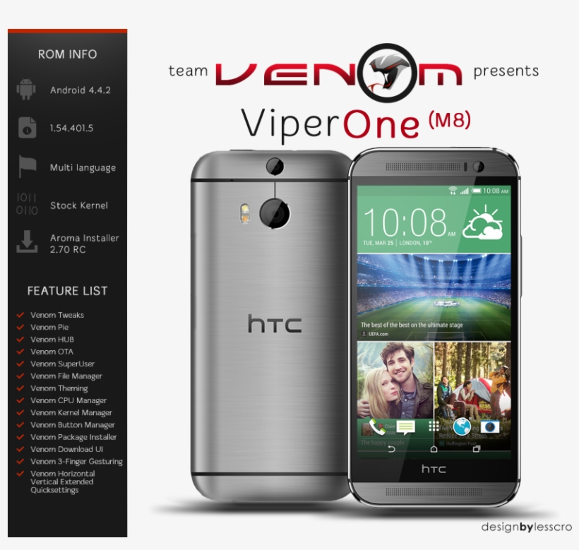 Viperhtc One M8, transparent png download