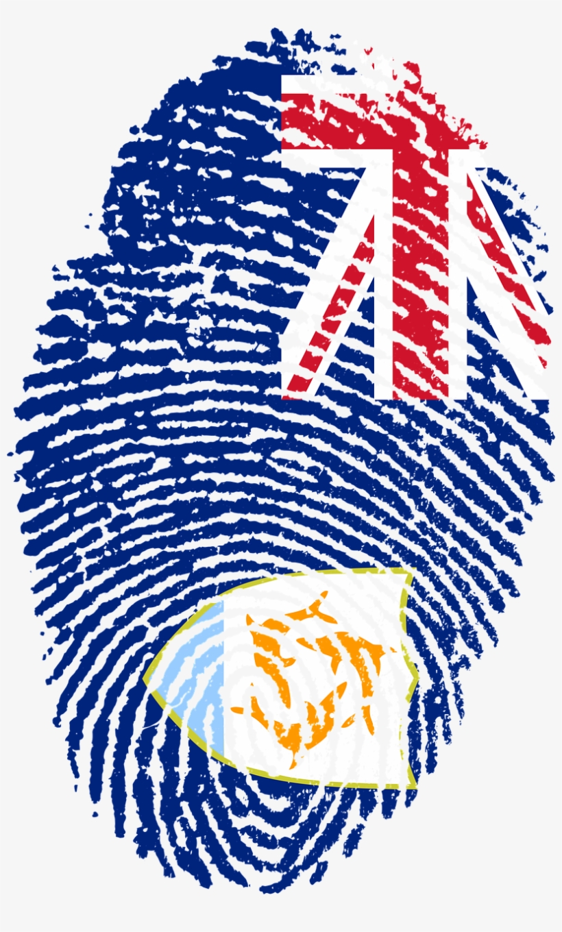 Travel, Anguilla, Flag, Fingerprint, Country, transparent png download