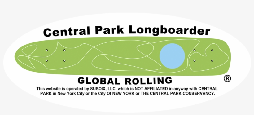 Central Park Longboarder Global Rolling, transparent png download