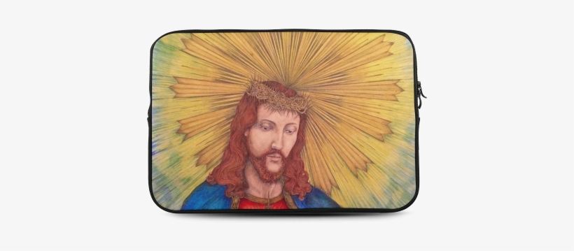 Sacred Heart Of Jesus Christ Drawing Custom Sleeve - Art, transparent png download