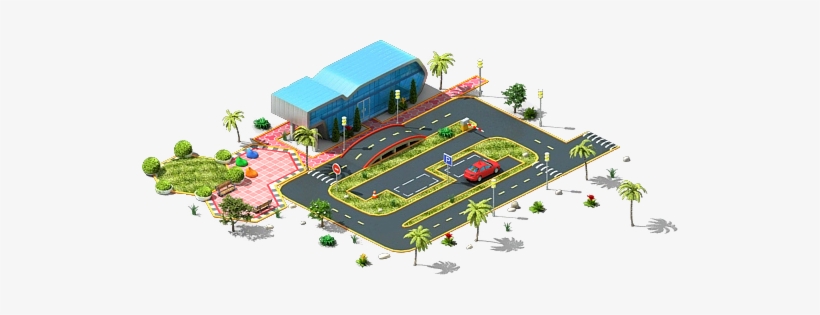 Driving School Initial - Scale Model, transparent png download