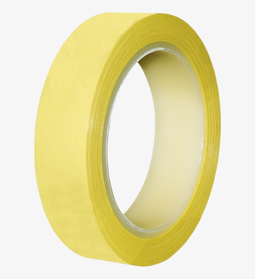 149 Polyester Thermoset Rubber Adhesive Yellow - Polyester Adhesive Tape, transparent png download