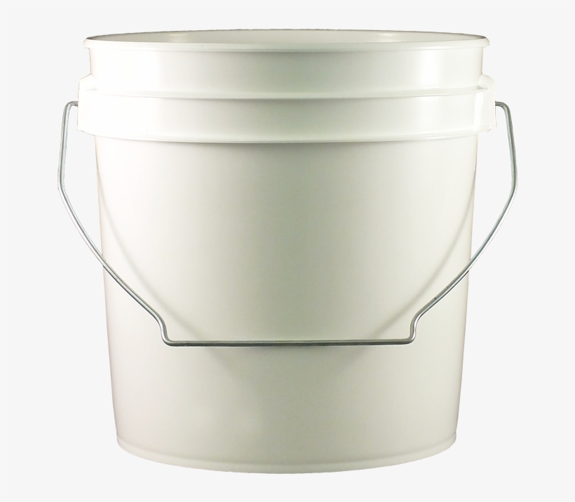 1 Gallon Hdpe Pail W/ Wire Bail Handle - Bucket, transparent png download
