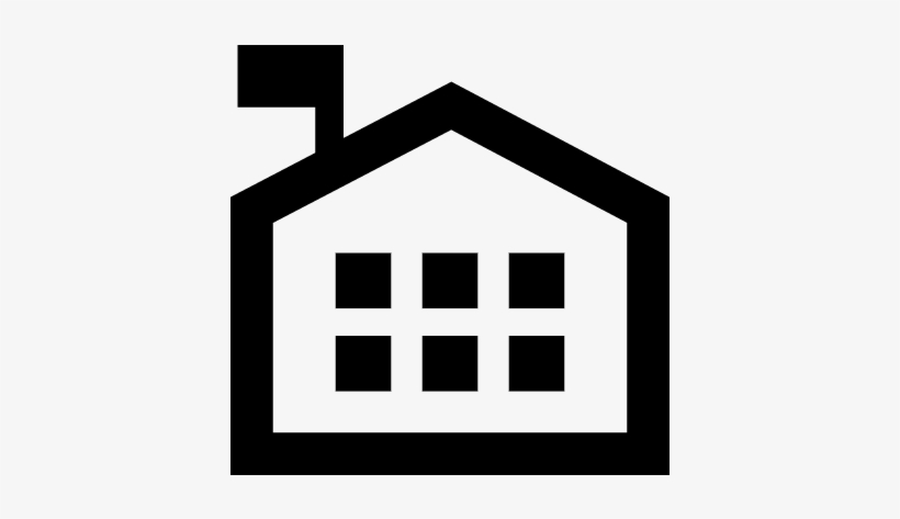 School Building With A Flag Vector - Vector Graphics, transparent png download