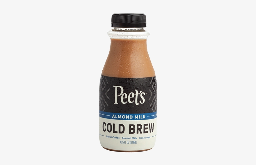 Almond Milk Cold Brew - Peets Coffee Coffee, Cold Brew, Coffee Au Lait - 10.5, transparent png download