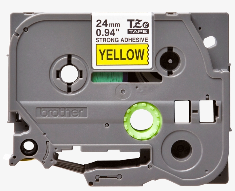 Brother Tzes651 1″ Black On Yellow Tape With Extra - Brother Tze S651 Laminated Tape - 1 Roll(s), transparent png download