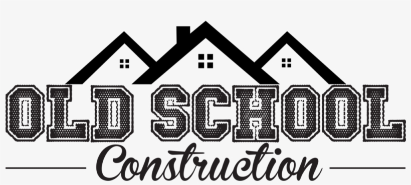 Old School Construction Logo Facebook - House, transparent png download