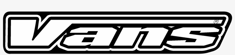 Vans Logo Black And White - Vans Logo, transparent png download