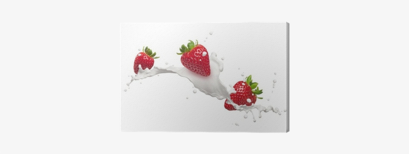 Strawberry Milk Splash Png, transparent png download