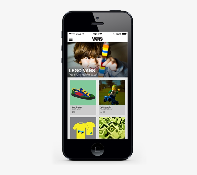 Wireframes For Vans Mobile App Including Menu Layouts - Iphone, transparent png download