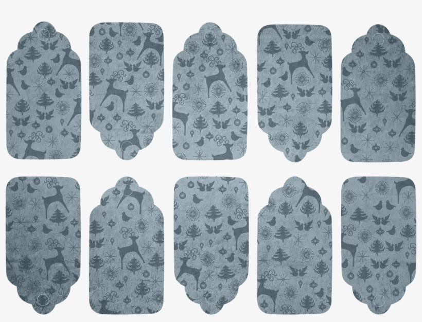 Christmas - Scrapbook Crown Tags, transparent png download