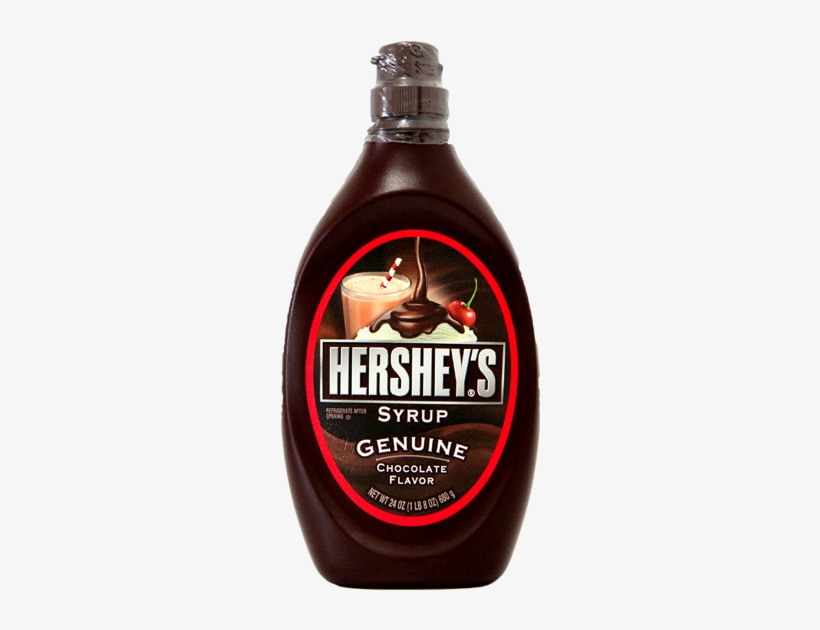 The Gallery For > Strawberry Milk Splash Png - Hershey's Chocolate Syrup - 24 Oz. Bottle, transparent png download