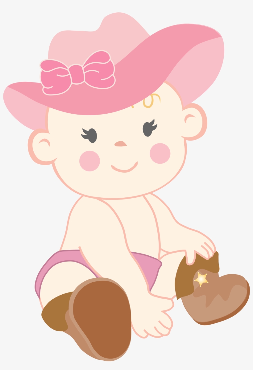 Cowgirl Baby Clipart, transparent png download