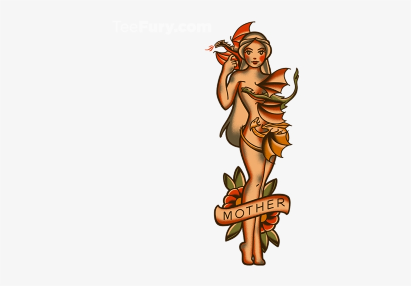 Mother Of Dragons Tattoo - Mother Of Dragons Tattoo Flash, transparent png download