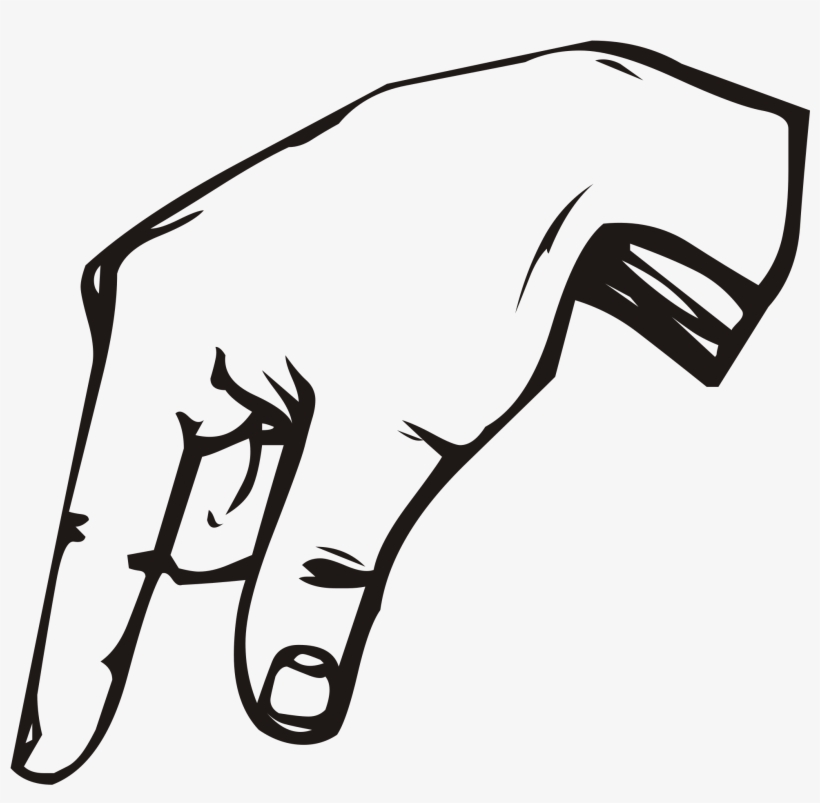 Open - Lenguaje De Señas Q, transparent png download