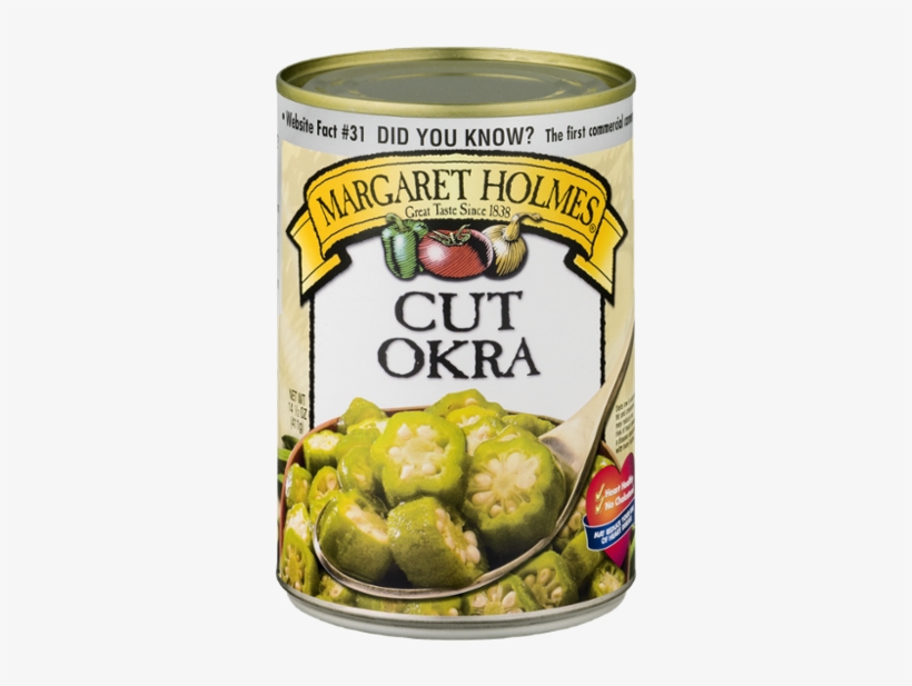 Variety Vegetables - Margaret Holmes Tomatoes And Okra - 14.5 Oz Can, transparent png download