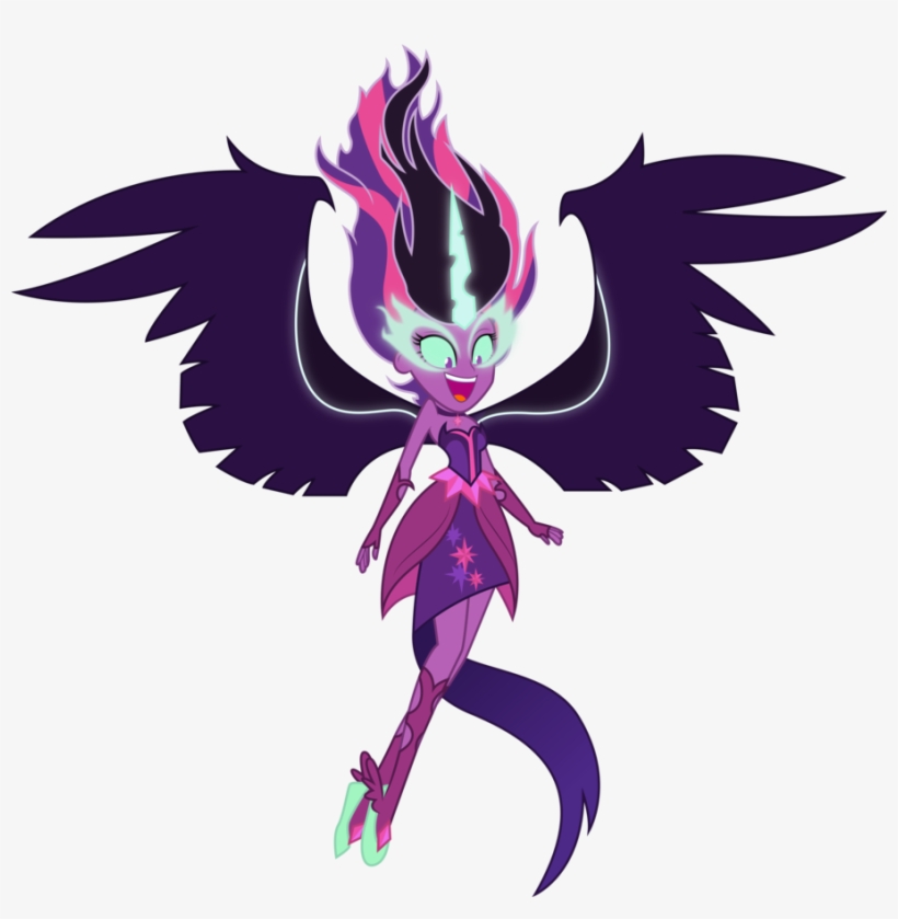 Midnight Sparkle Commission By Illumnious-dar06se - Mlp Midnight Sparkle Villains, transparent png download