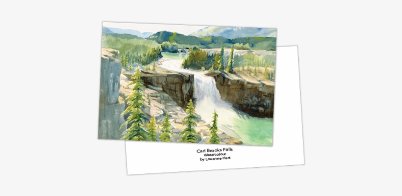 Louanne Hart Prints - Waterfall, transparent png download