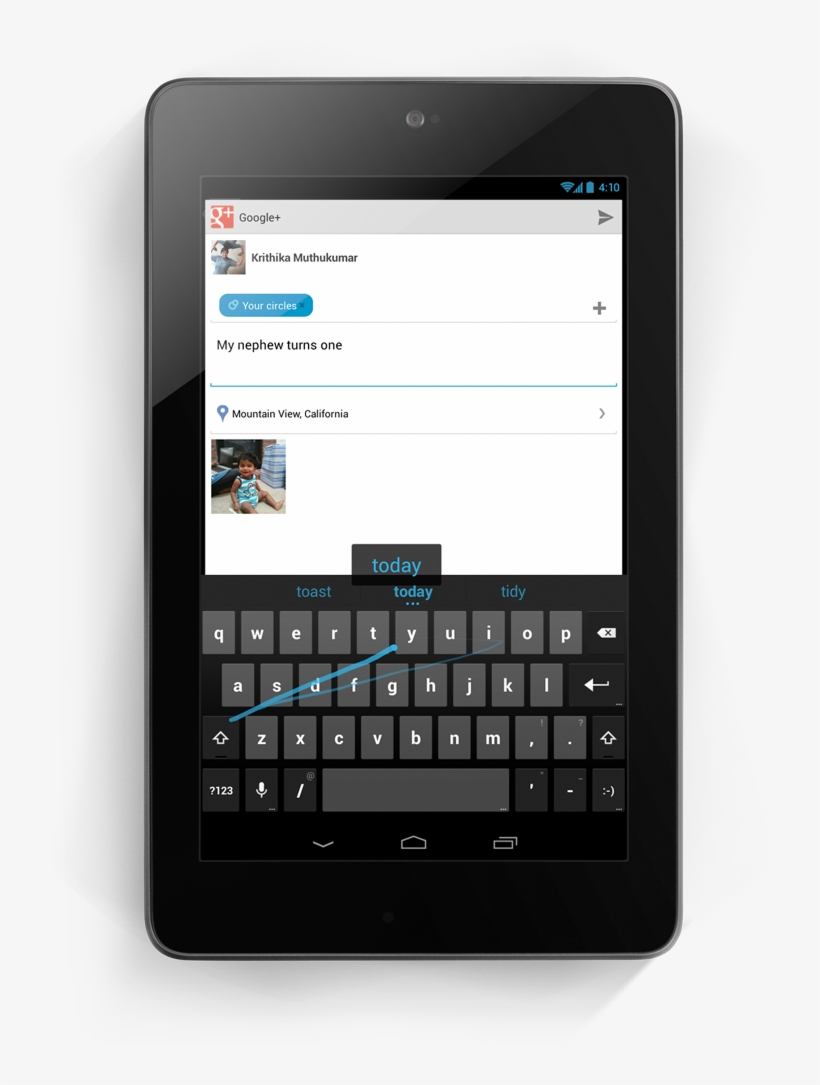 Together - Android Keyboard Options Gesture, transparent png download