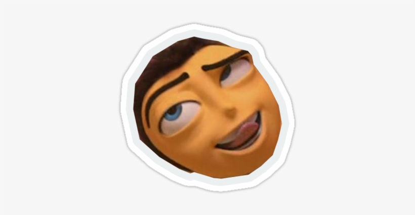 Stickers, Clock, Etc - Barry B Benson Face, transparent png download