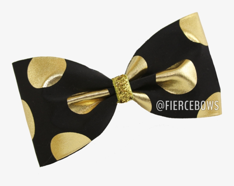 Jumbo Metallic Polka Dot Tailless Bow - Mask, transparent png download