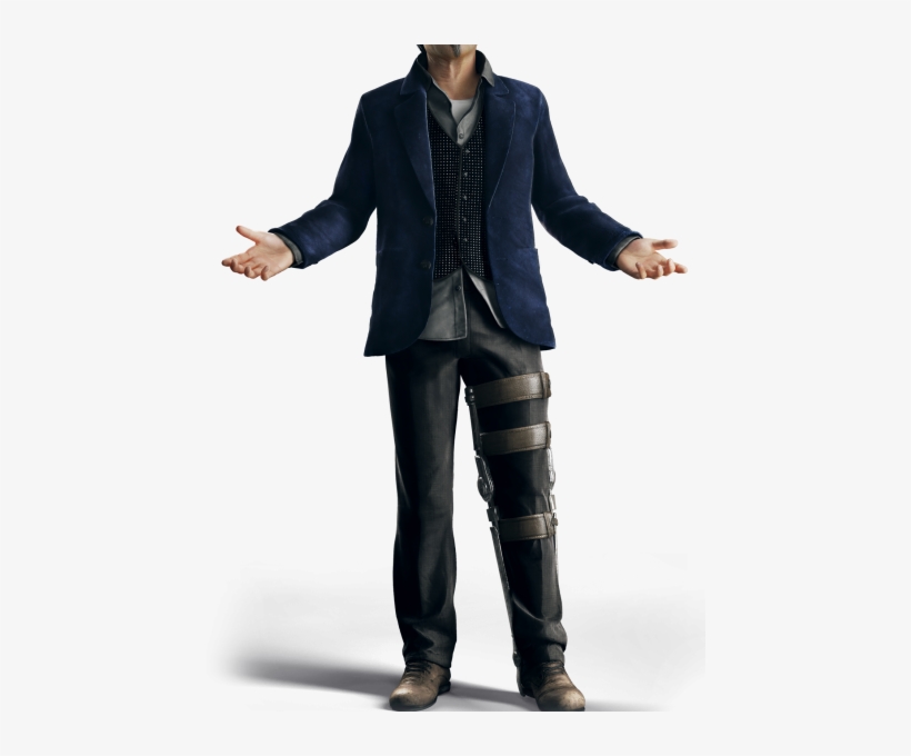 Watch Dogs Part 6 Damien Brenks Blue Coat - Watch Dogs, transparent png download