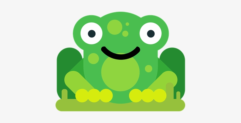 Frog, Animal, Comic, Comic Drawing - Frog, transparent png download