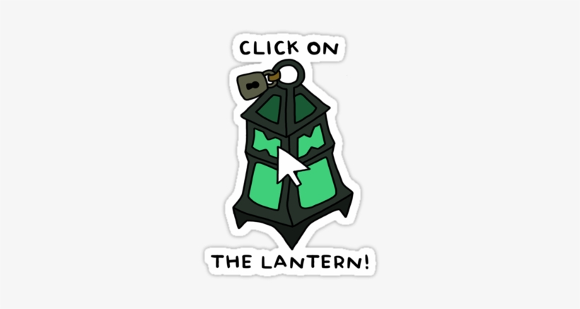 "click On The Lantern " - League Of Legends Thresh Sticker, transparent png download