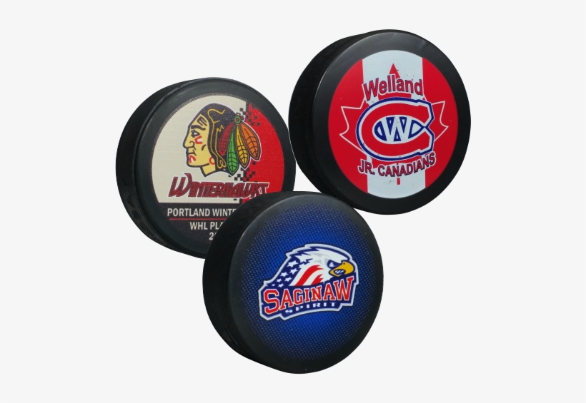 View Custom Printed Hockey Pucks - Hockey, transparent png download