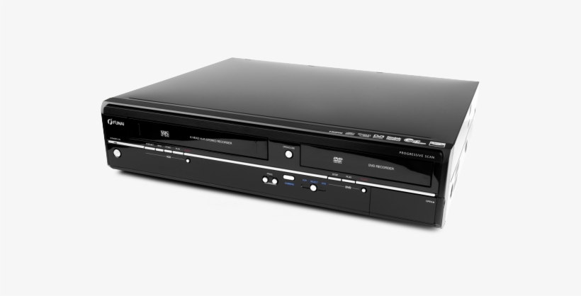 Wd6d-m100 - Funai Wd6d-d4413db - Dvdr/ Vcr Combo, transparent png download
