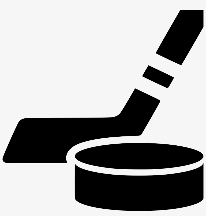 Hockey Puck Stick - Ice Hockey, transparent png download
